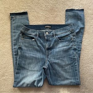 ⚡️ 3 for $45 ⚡️ Express Stripe High Rise Legging Jeans